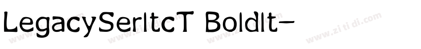 LegacySerltcT Boldlt字体转换
